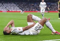 竞彩世界杯 -突发揪心噩耗！阿斯报实锤：贝林厄姆左腿半腱肌撕裂，泪洒赛场，缺席1个月，皇马争冠悬了？