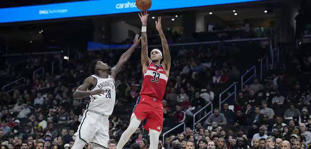 世界杯竞彩 -华盛顿奇才主场以119-99大胜布鲁克林篮网，迎来两连胜