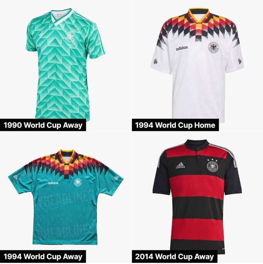 世界杯竞彩 -又双叒叕，阿迪达斯将复刻推出德国队1990世界杯客场球衣